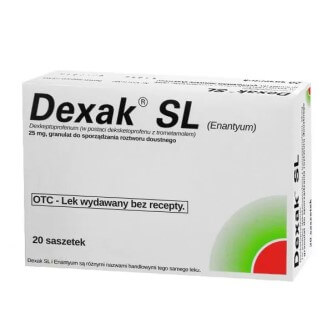 tabletki łagodzące ból Dexak